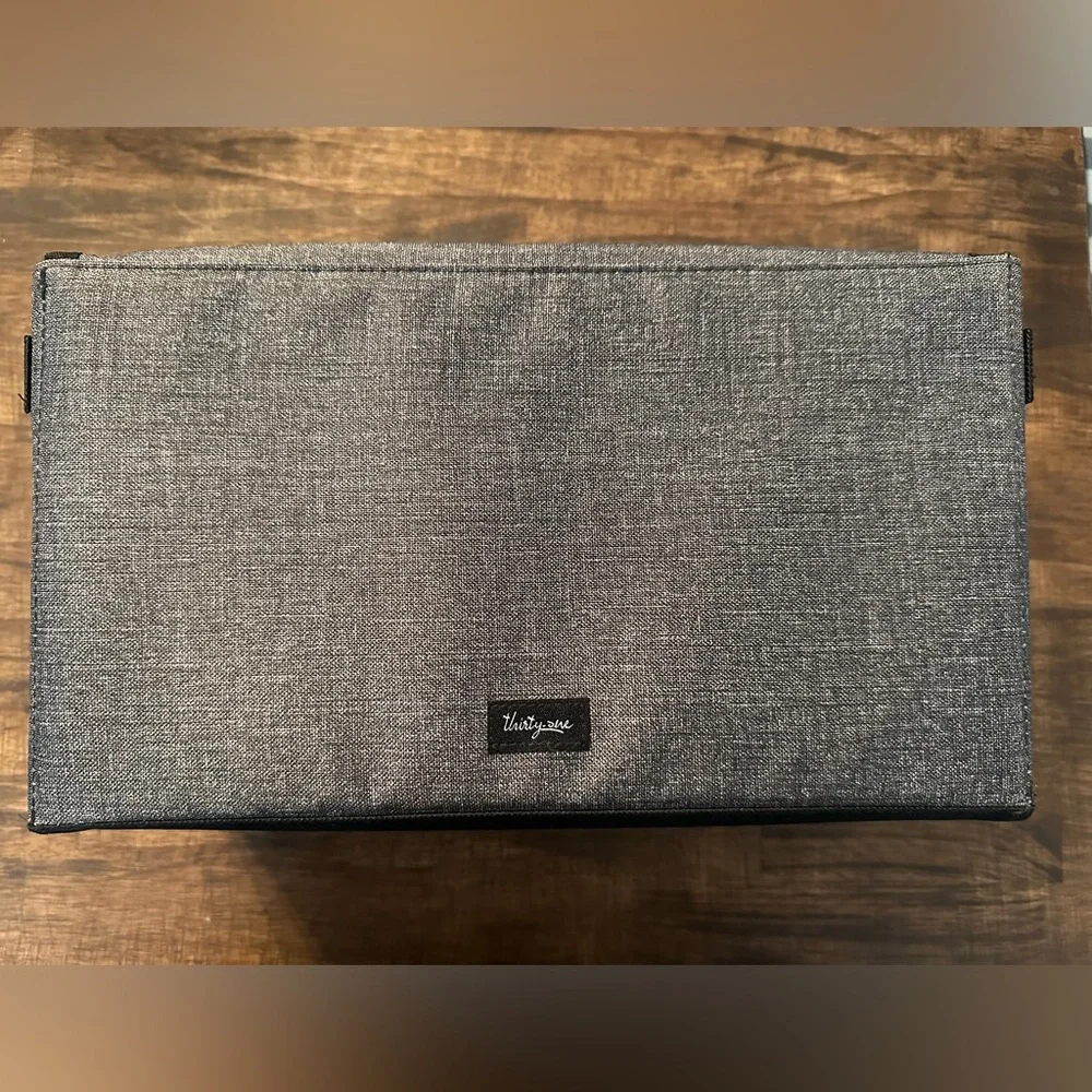 Thirty-one Get Creative Case - Charcoal Crosshatch - Collapsible Storage